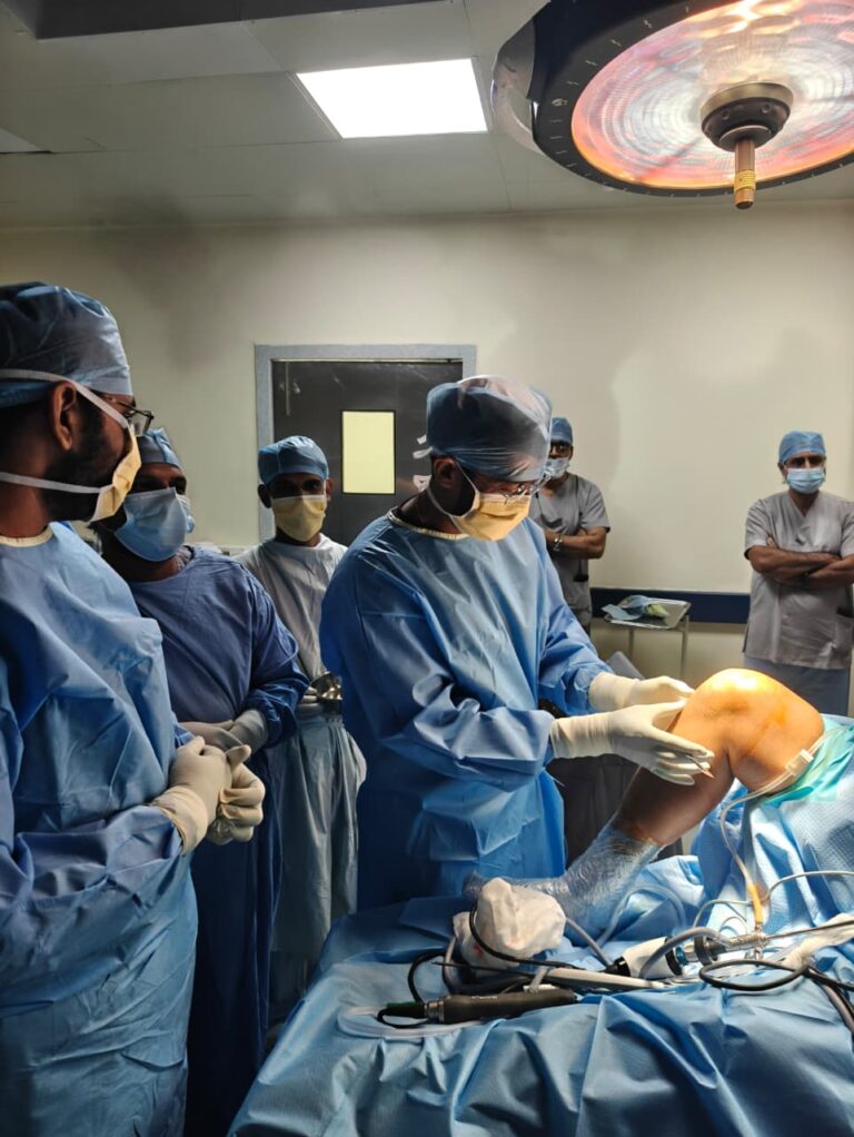 Dr Ashwin Deshmukh While Performing Operation