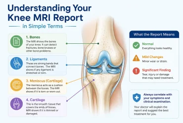how to read knee MRI report