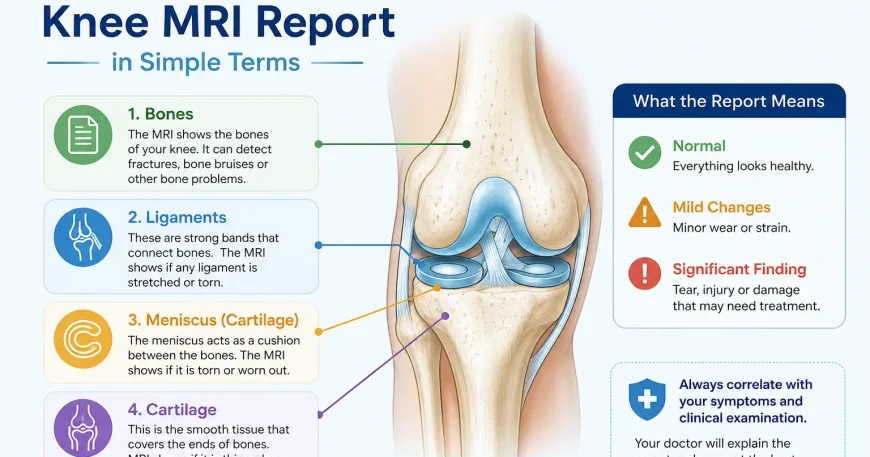 how to read knee MRI report